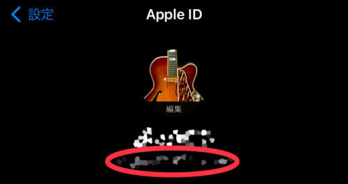 Apple ID画面