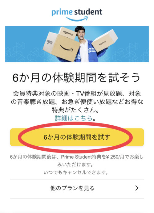 6ヶ月無料期間
