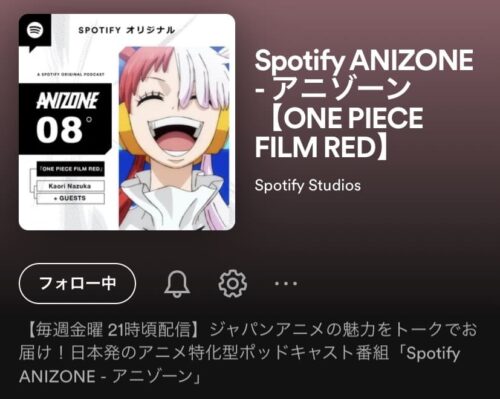 Spotify ANIZONE