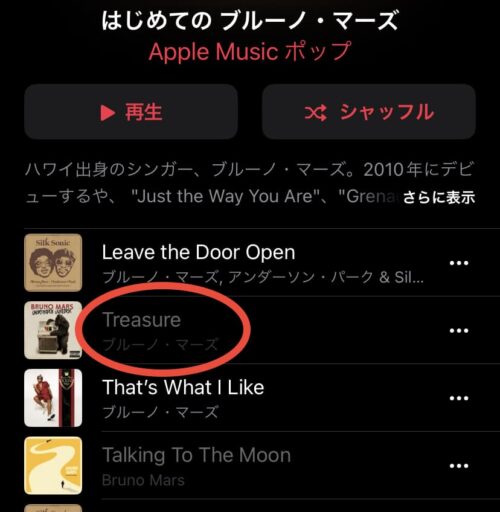 プレイリストからは再生できない
