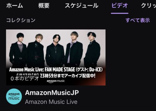 ビデオ